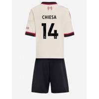Liverpool Federico Chiesa #14 Replika babykläder Bortaställ Barn 2025-26 Kortärmad (+ korta byxor)